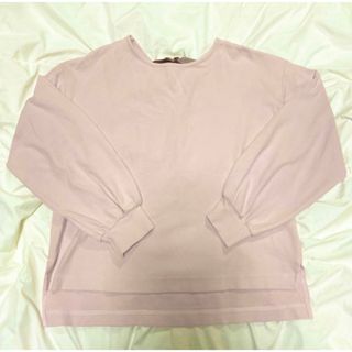 ダブルクローゼット(w closet)のwcloset 後ろリボンカットソー　リボン　長袖　カットソー　レディース(カットソー(長袖/七分))