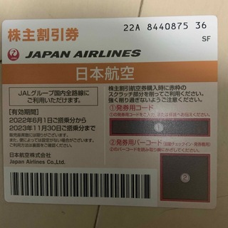 ジャル(ニホンコウクウ)(JAL(日本航空))のJAL株主優待券(その他)