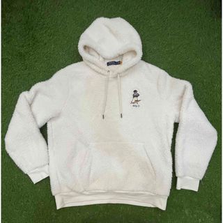 ポロラルフローレン(POLO RALPH LAUREN)のポロラルフローレン　POLO RALPH LA　ベア　ボアパーカー　ホワイト(パーカー)