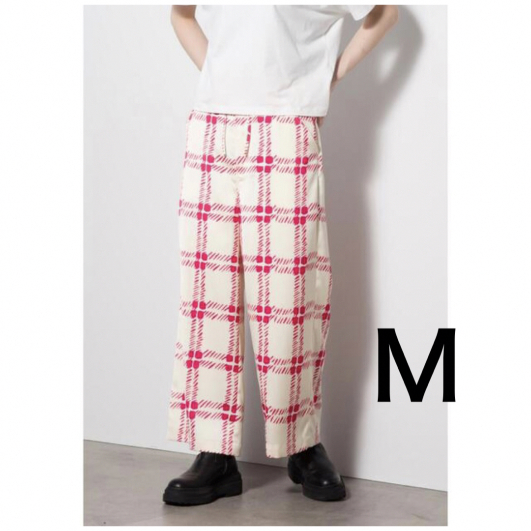 Marni(マルニ)の【新品】 UNIQLO MARNI ドレープイージーワイドパンツ M レディースのパンツ(カジュアルパンツ)の商品写真