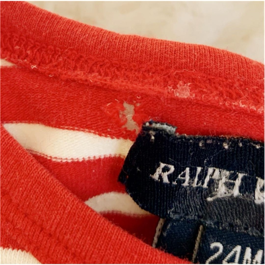 Ralph Lauren(ラルフローレン)のサイズ90ラルフ長袖トップス2点セット キッズ/ベビー/マタニティのキッズ服女の子用(90cm~)(Tシャツ/カットソー)の商品写真