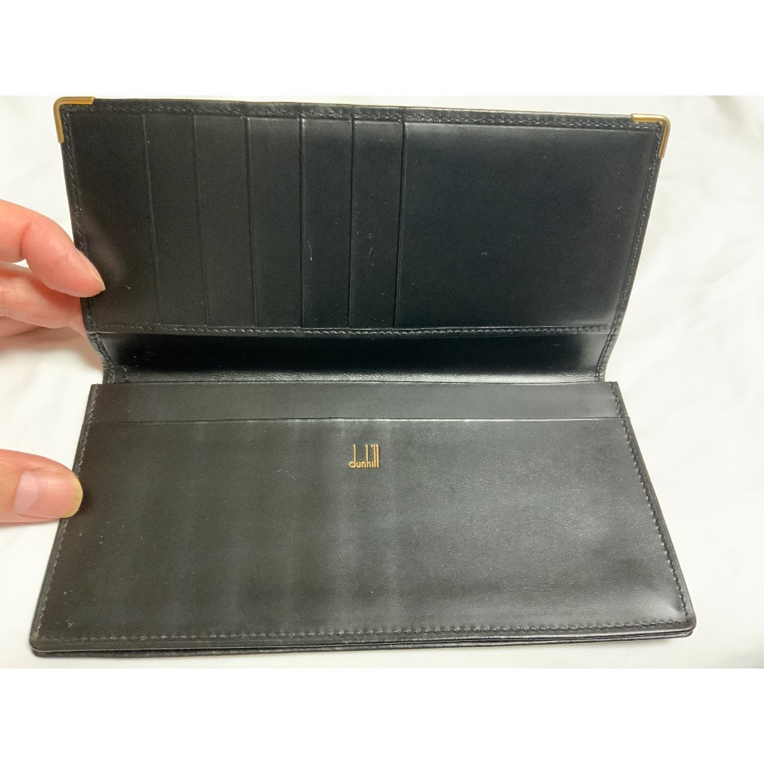 ダンヒル長財布　黒 メンズのファッション小物(長財布)の商品写真