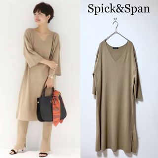 Spick and Span スピックアンドスパン ワンピース F ベージュ