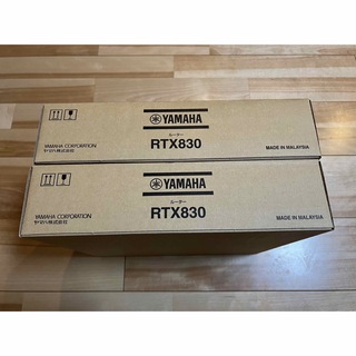 ヤマハ(ヤマハ)のYAMAHA ルーター RTX830 2台(新品未開封)(PC周辺機器)