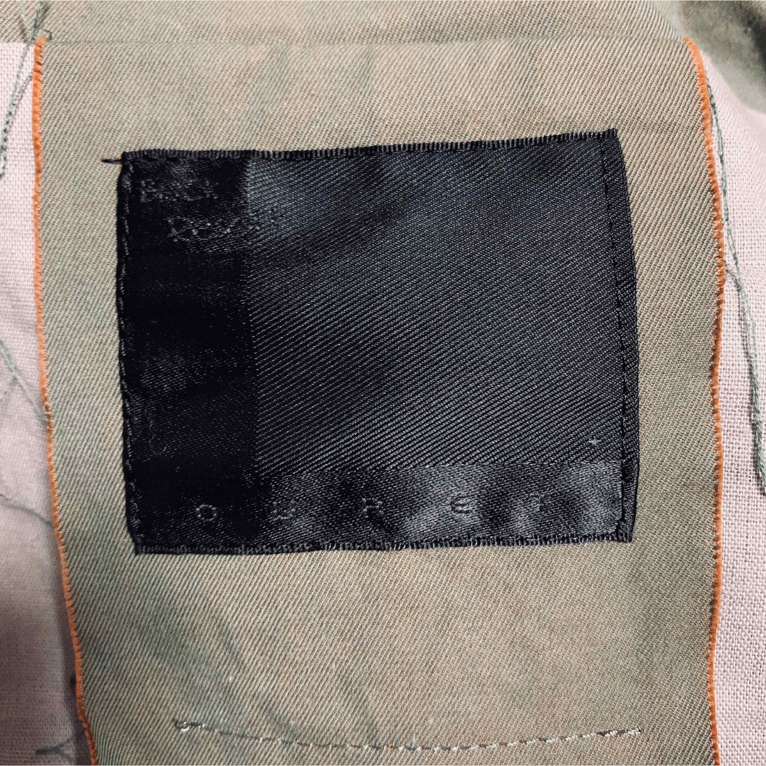 OURET(オーレット)の定価52800円 OURET バーバリークロスワッシャーステンカラーコート S メンズのジャケット/アウター(ステンカラーコート)の商品写真