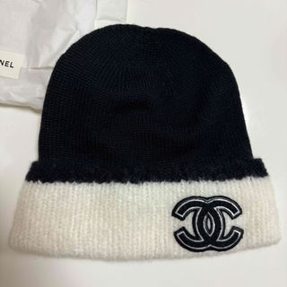 シャネル(CHANEL)のレア　CHANEL ニット帽(ニット帽/ビーニー)