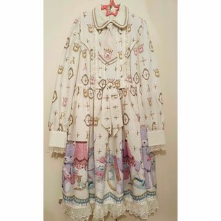 アンジェリックプリティー(Angelic Pretty)のAngelic Pretty Charlotte's Bear 2点セット(ひざ丈ワンピース)