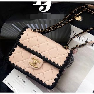 CHANEL シャネル コットンマトラッセ ペールブルー 美品