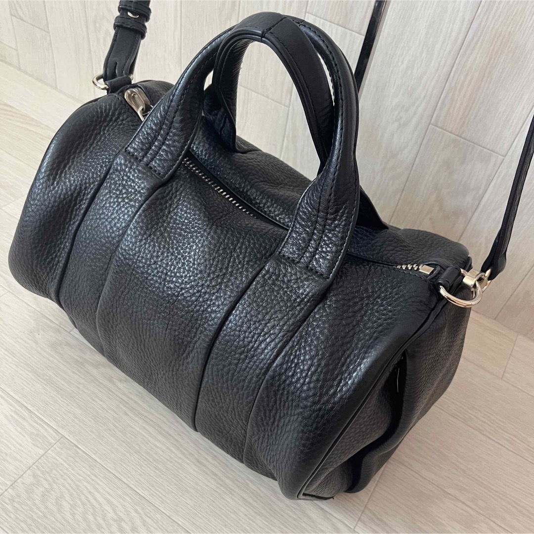 ALEXANDER WANG スタッズ 2way レザー バック ショルダー 冬約22cmマチ