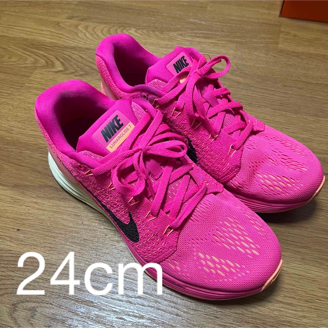 NIKE LUNARGLIDE7 レディースシューズ　24cm