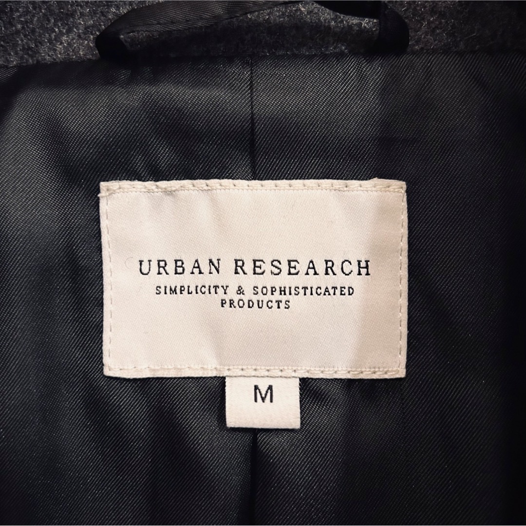 URBAN RESEARCH(アーバンリサーチ)の定価30800円 アーバンリサーチ ウールステンカラーコート M メンズのジャケット/アウター(ステンカラーコート)の商品写真