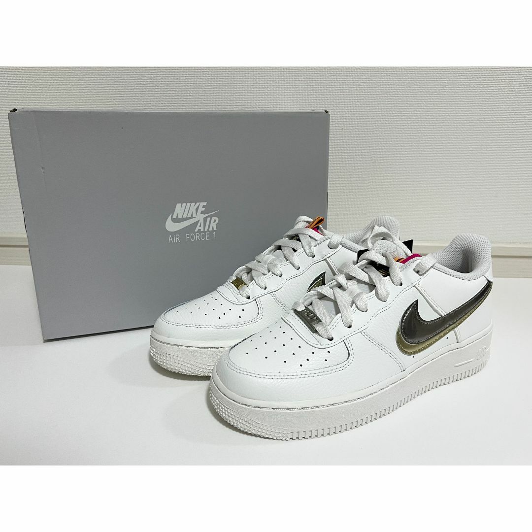 NIKE - 【新品】24cm Nikeエアフォース1 GS Double Swooshの通販 by