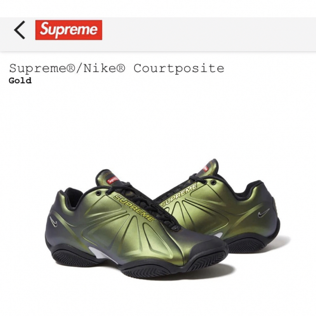 Supreme / Nike Air Zoom Courtposite 28cm