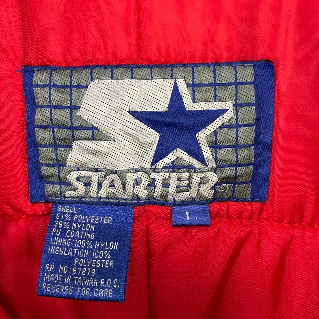 STARTER - 希少90s NFL ジャイアンツ 中綿 ジャケット フーディ 両面