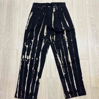 ウィズム(WISM)のPATS PANTS パッツパンツ 黒 ストライプ(その他)