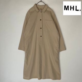 MHL. エムエイチエル 極美品 希少 シャツワンピース オフホワイト I