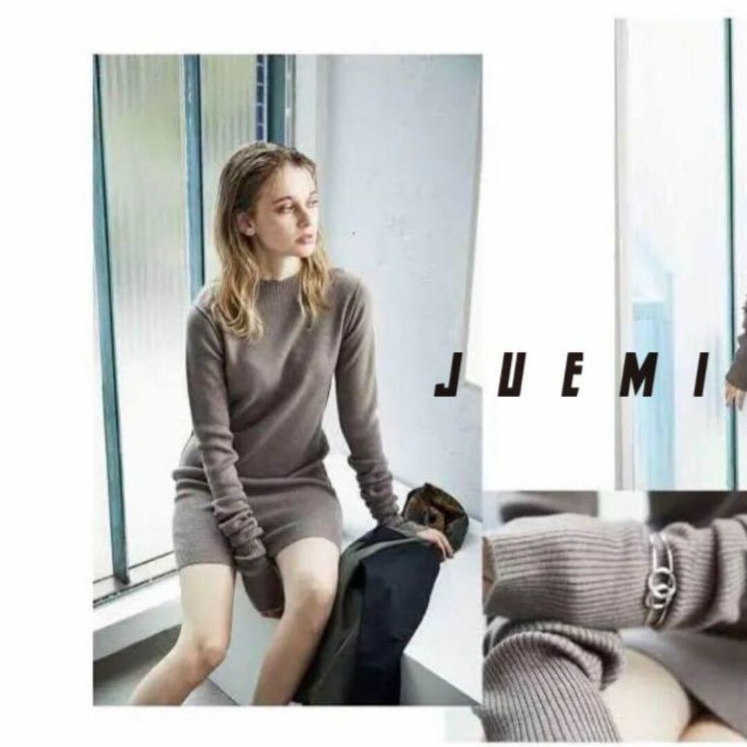 JUEMI - 【未使用品】JUEMI ロングスリーブニットワンピースの通販 by ...