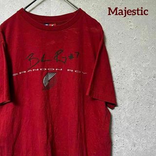 Majestic×NFLグリーンベイ・パッカーズ ビッグロゴ 緑2XL Tシャツ