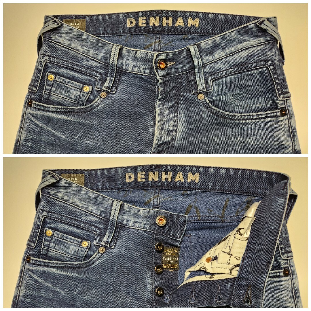 DENHAM(デンハム)の【美品】デンハム　Candiani製　SKIN DB　W28 メンズのパンツ(デニム/ジーンズ)の商品写真