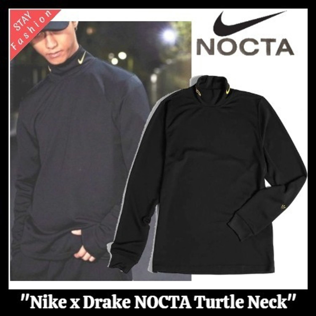 NIKE(ナイキ)のNOCTA×NIKE DRAKE 長袖　ゴルフウェア　モックネック　US S メンズのトップス(Tシャツ/カットソー(七分/長袖))の商品写真