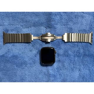 アップルウォッチ(Apple Watch)のアップルウォッチ8 41mm グラファイト ステンレス MNLX3J/A(その他)