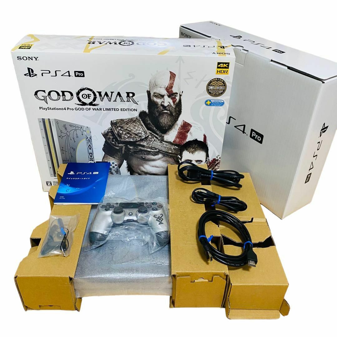 美品 PS4 Pro  ゴッドオブウォーリミテッドエディション FW 4.73