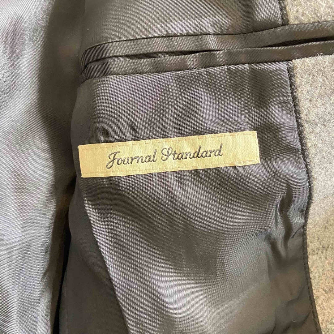 JOURNAL STANDARD(ジャーナルスタンダード)のジャーナルスタンダード　グレー　コート メンズのジャケット/アウター(チェスターコート)の商品写真