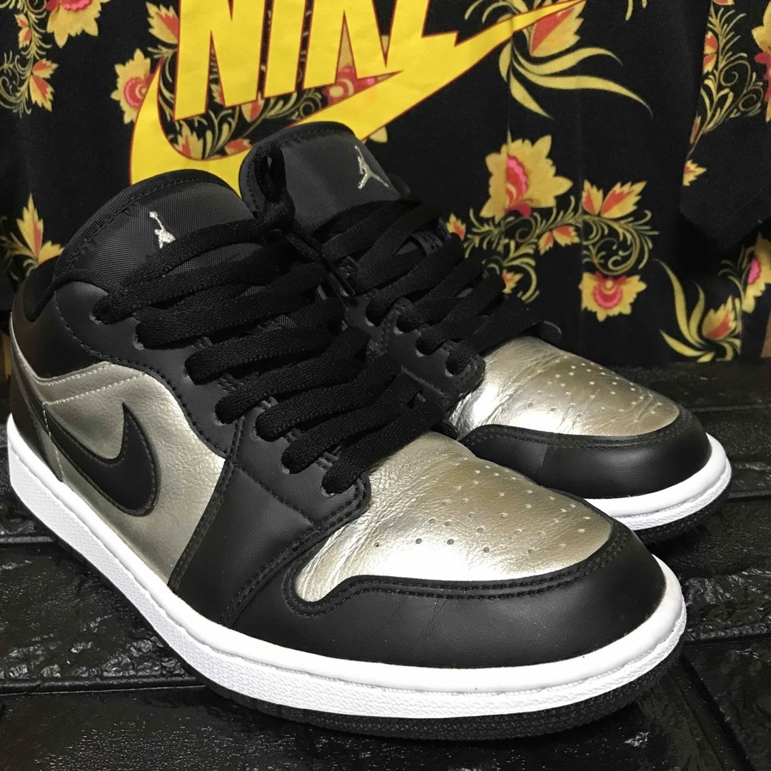 NIKE AIR JORDAN 1 LOW☆SILVER TOE☆25.5cmのサムネイル