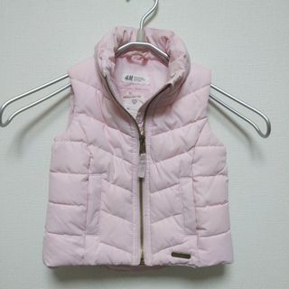 エイチアンドエム(H&M)のベスト 90　エイチアンドエム　ピンク　H&М 女の子　女子(ジャケット/上着)