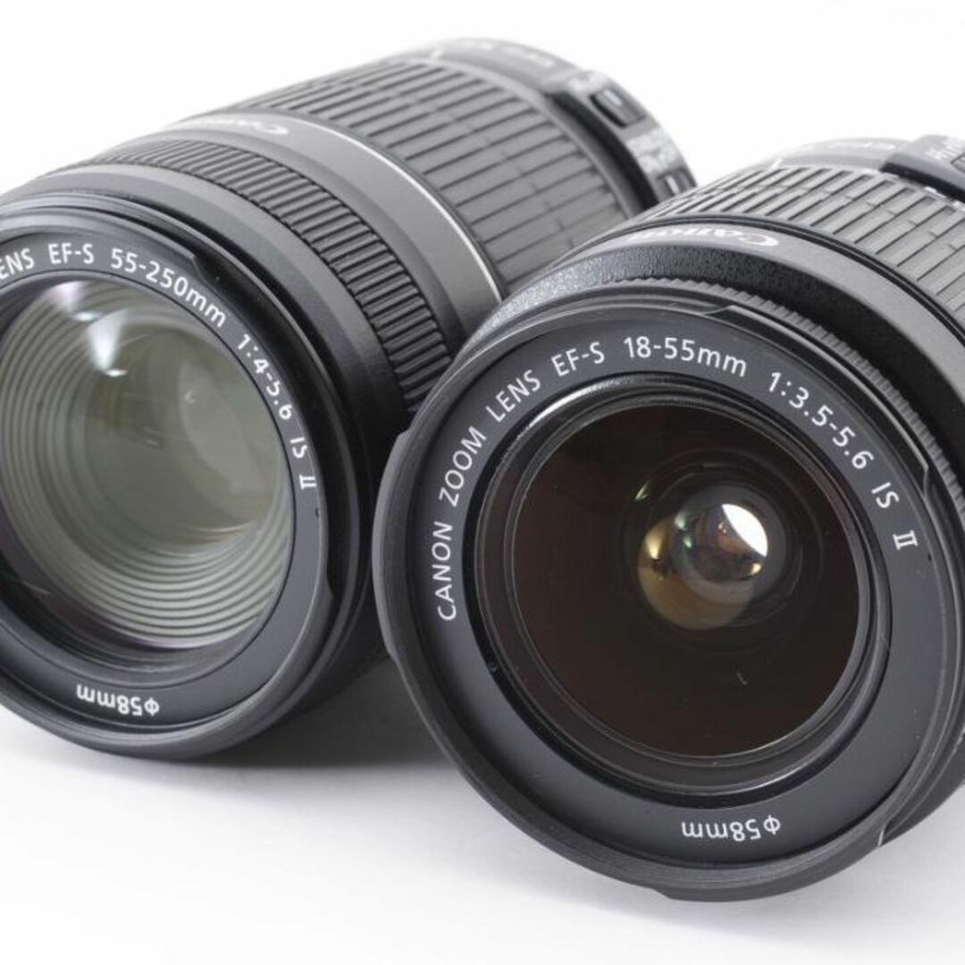 Canon - 【K02】Canon EF-S18-55mm 55-250mm IS Ⅱの通販 by Truth the
