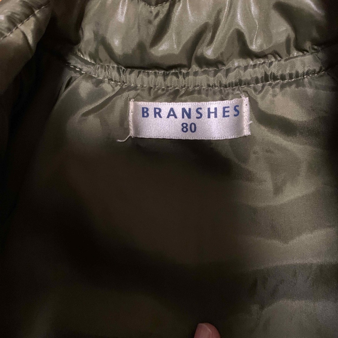 Branshes(ブランシェス)の中綿　アウター　80 キッズ/ベビー/マタニティのベビー服(~85cm)(ジャケット/コート)の商品写真