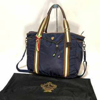 【美品】Orobianco 2way ボストンバッグ　ショルダー　ナイロンレザー