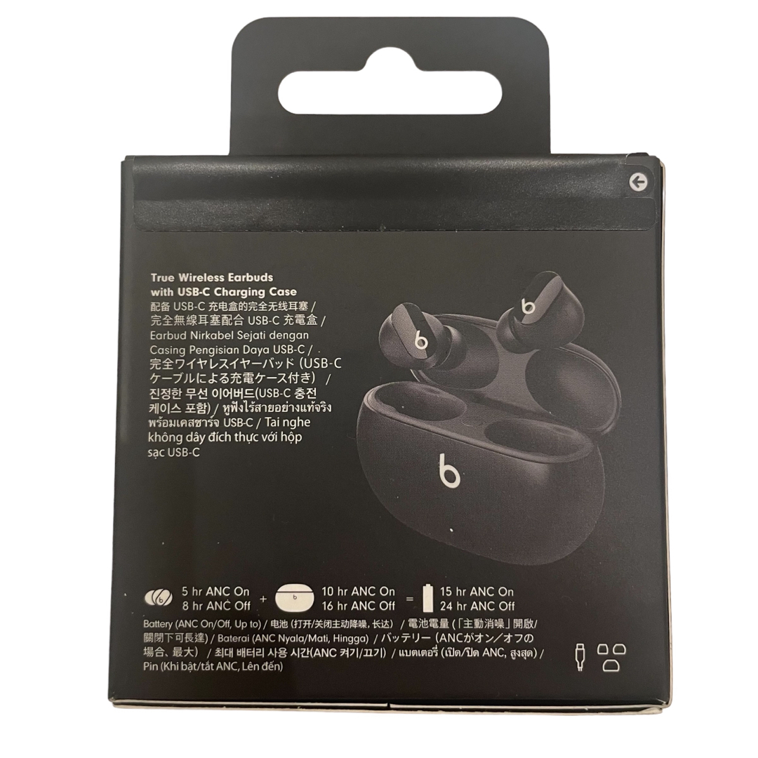 Beats Studio Buds ワイヤレスノイズキャンセリング イヤフォン黒