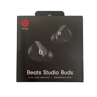 ビーツ(Beats)のBeats Studio Buds ワイヤレスノイズキャンセリング イヤフォン黒(ヘッドフォン/イヤフォン)