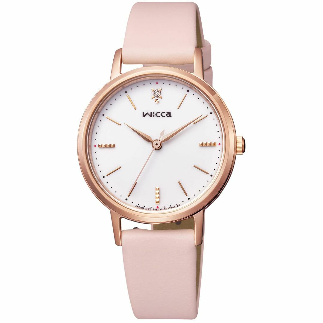 【新着商品】Citizen 腕時計 ウィッカ wicca ソーラーテック 革ベル