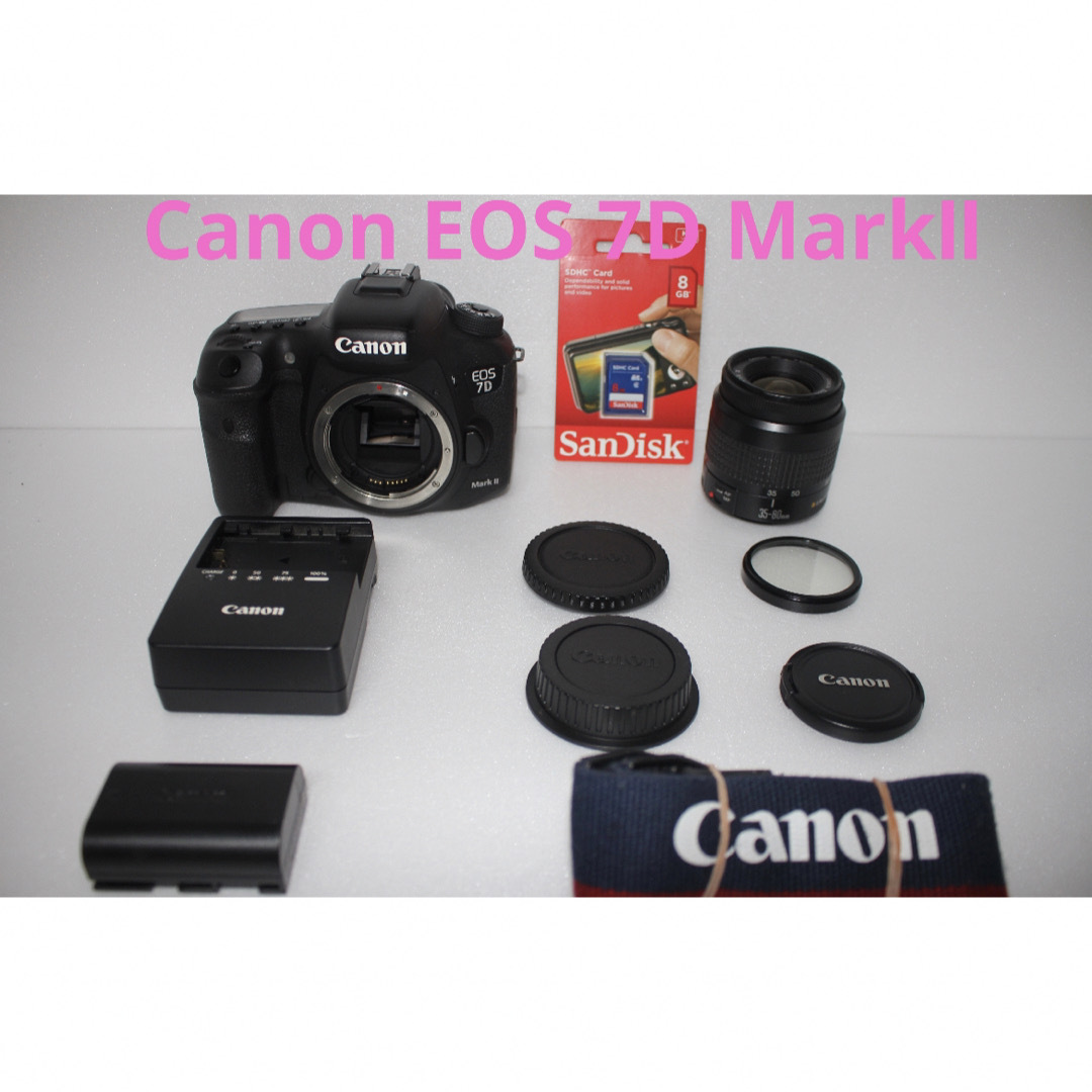 ⭐︎極上品⭐︎キャノン Canon EOS 7D Mark II レンズセット ⭐︎極上品⭐︎キャノン Canon EOS 7D Mark II レンズセット