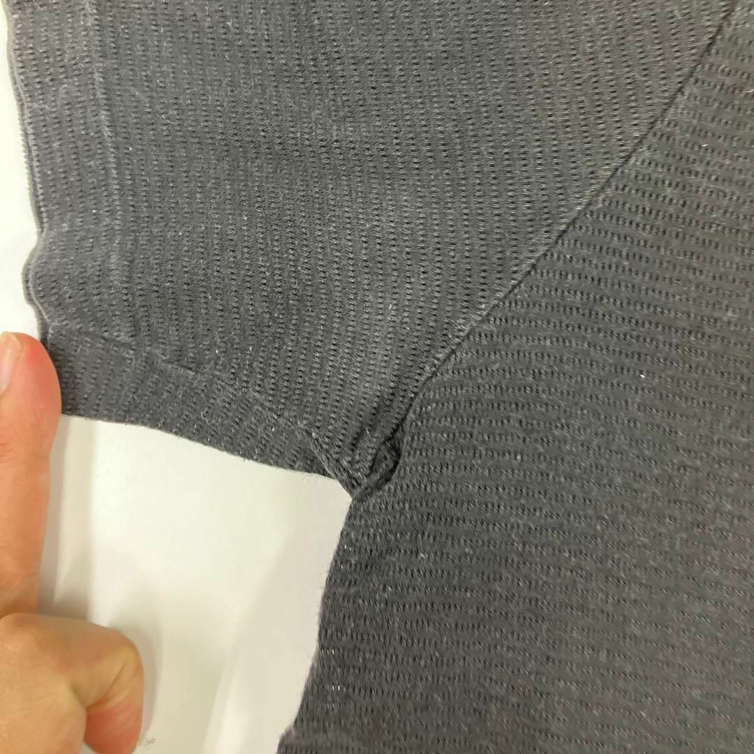 SUNSPEL(サンスペル)のSUNSPEL サンスペル　Tシャツ　ブラック　襟ネイビー　リンガー　古着 メンズのトップス(Tシャツ/カットソー(半袖/袖なし))の商品写真