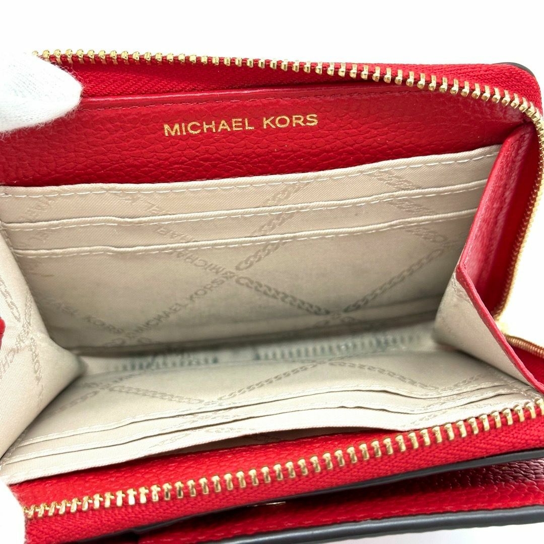 Michael Kors(マイケルコース)のマイケルコース レッド 二つ折り財布 ジェットセット メンズのファッション小物(折り財布)の商品写真