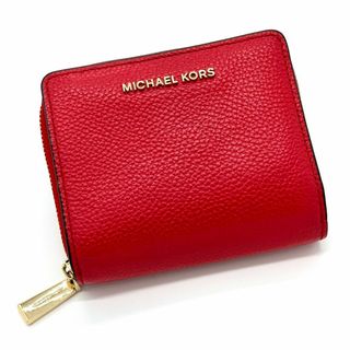 マイケルコース(Michael Kors)のマイケルコース レッド 二つ折り財布 ジェットセット(折り財布)