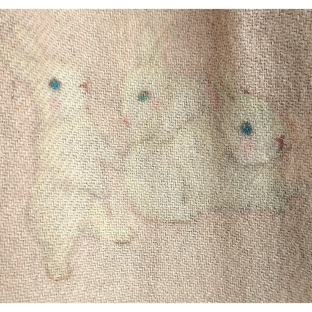 franche lippee(フランシュリッペ)の大変美品　フランシュリッペ　超絶可愛いウサギの大判ストール　水玉リバーシブル レディースのファッション小物(ストール/パシュミナ)の商品写真
