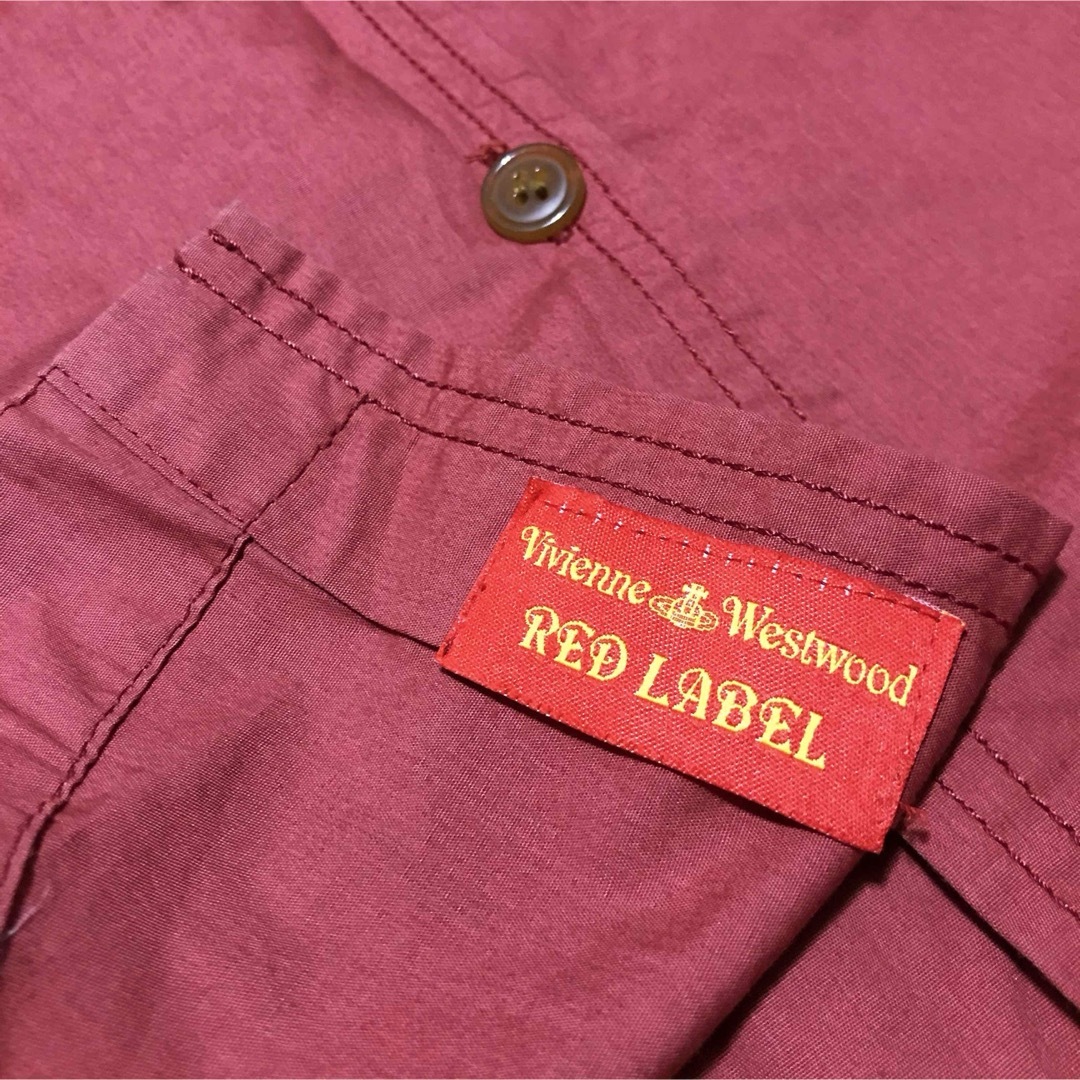 Vivienne Westwood(ヴィヴィアンウエストウッド)のヴィヴィアンウエストウッド《希少》ワンポイント オーブ 長袖 シャツ ワンピース レディースのトップス(シャツ/ブラウス(長袖/七分))の商品写真