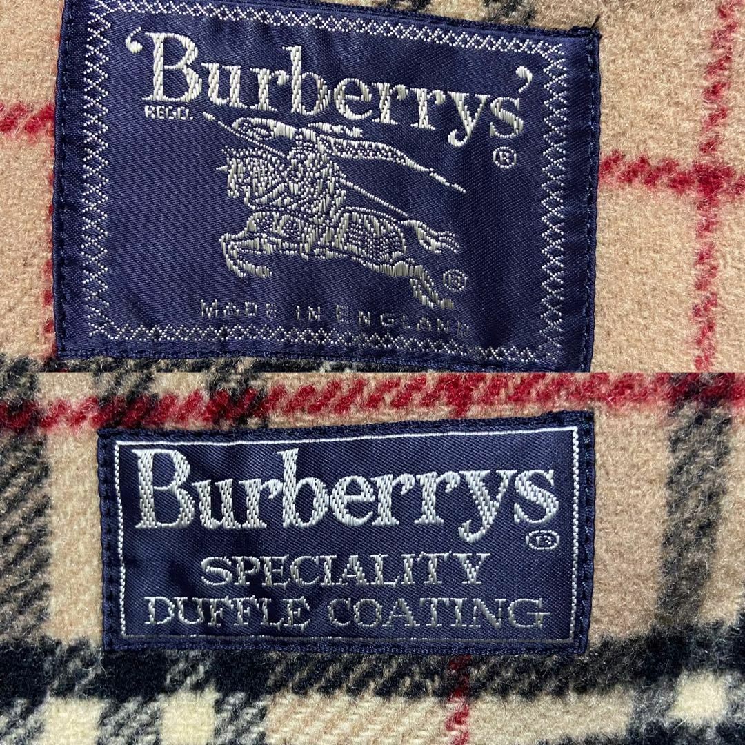 BURBERRY(バーバリー)の大きいサイズ★バーバリーズ　ダッフルコート　トグル　ノバチェック2L〜3L相当 レディースのジャケット/アウター(ダッフルコート)の商品写真