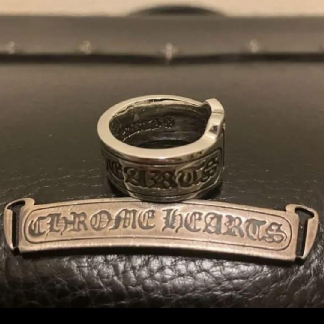 Chrome Hearts - ✨最終価格✨スクロールラベル ラージリング #18の