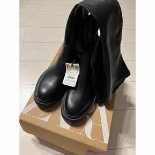 ザラ(ZARA)のZARA ニーハイブーツ せいら着用 36(ブーツ)