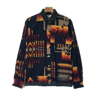 sacai pendleton 長袖シャツ サイズ1 ターコイズ