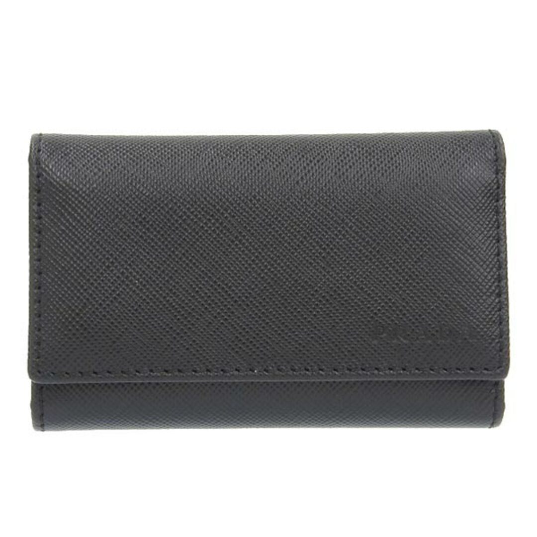 正規取扱い店 PRADA プラダ SAFFIANO 6連 キーケース M25U ブラック gy 正規取扱い店 PRADA プラダ SAFFIANO 6連 キーケース M25U ブラック gy