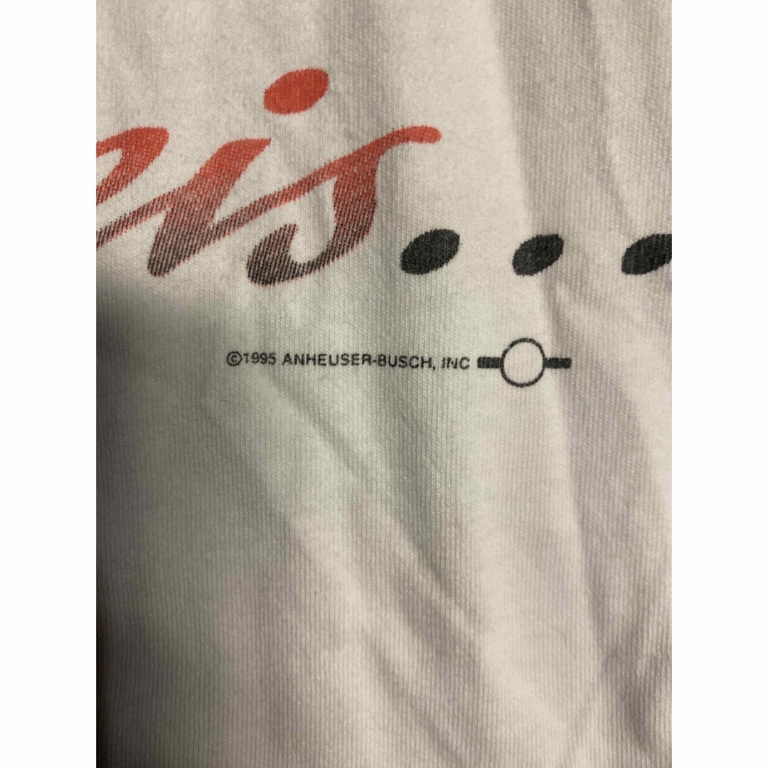 90'S 当時物 Budweiser ロンTシャツ ヴィンテージ  USA製 メンズのトップス(Tシャツ/カットソー(七分/長袖))の商品写真