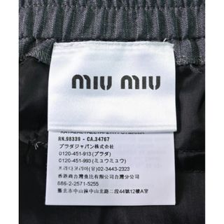 新品未使用 Miu Miu PRADA スラックス サイズ42 ブラックカラーブラック