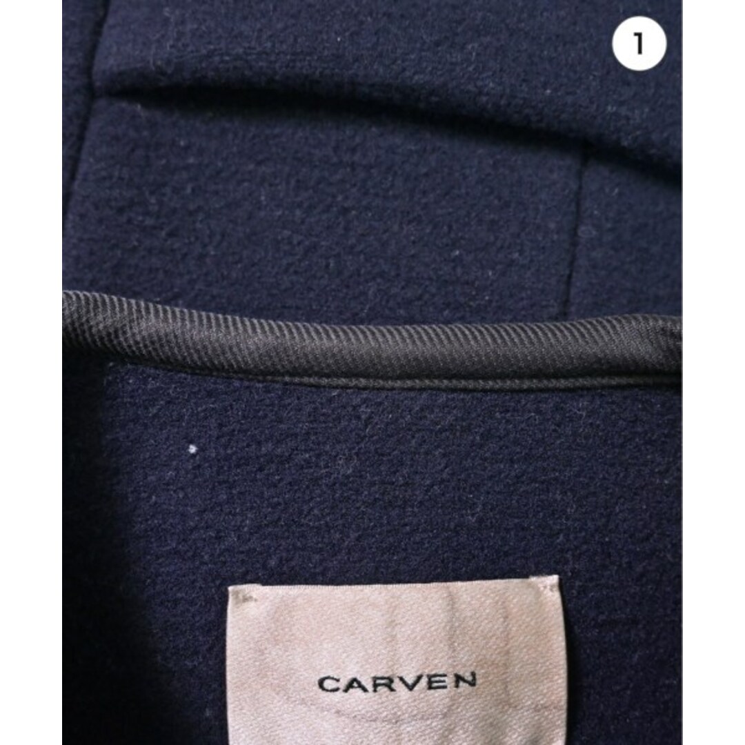 CARVEN(カルヴェン)のCARVEN カルヴェン コート（その他） 36(XS位) 紺 【古着】【中古】 レディースのジャケット/アウター(その他)の商品写真