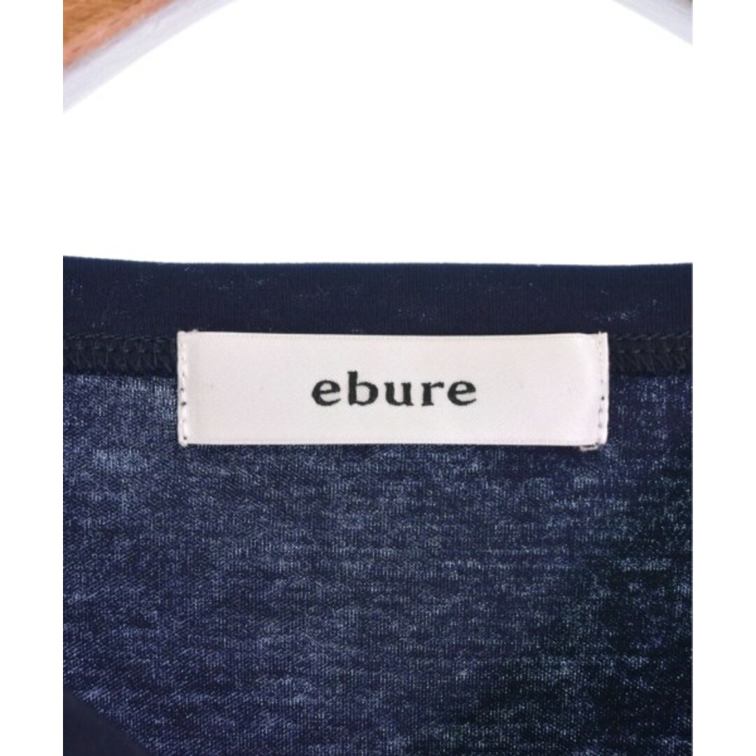 ebure(エブール)のebure エブール Tシャツ・カットソー F 紺 【古着】【中古】 レディースのトップス(カットソー(半袖/袖なし))の商品写真